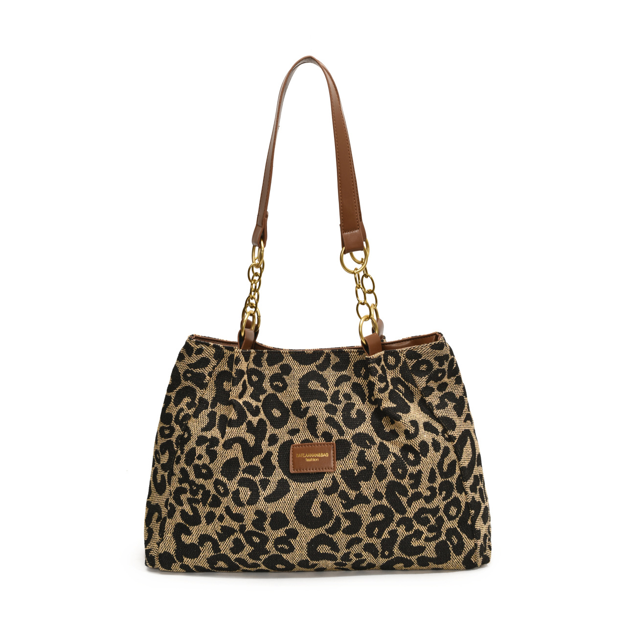 Leopardenmuster Tasche für Damen ⎜ Große Handtasche mit robusten Griffen und stilvollem Design