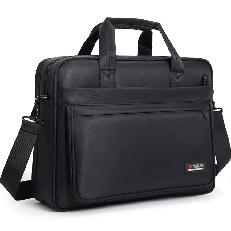 Herrentasche aus Canvas ⎜ Robuste Aktentasche mit 17 Zoll Laptopfach und Großem Fassungsvermögen
