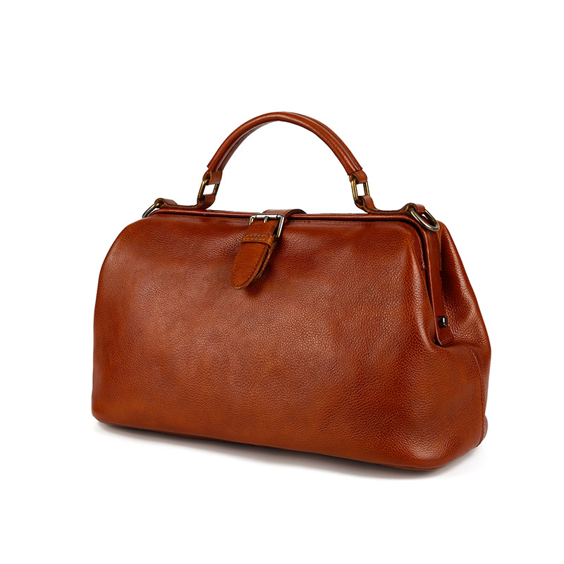 Handtasche für Damen ⎜ Vielseitige Retro-Tasche aus Kunstleder mit Tragegriff für Alltag und Büro