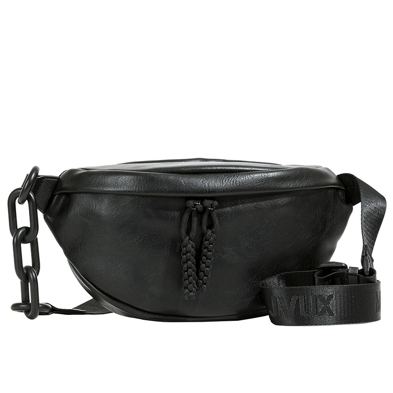 Gürteltasche aus Kunstleder für Damen ⎜ Schlichte Bauchtasche mit verstellbarem Gurt für Alltag und Reisen
