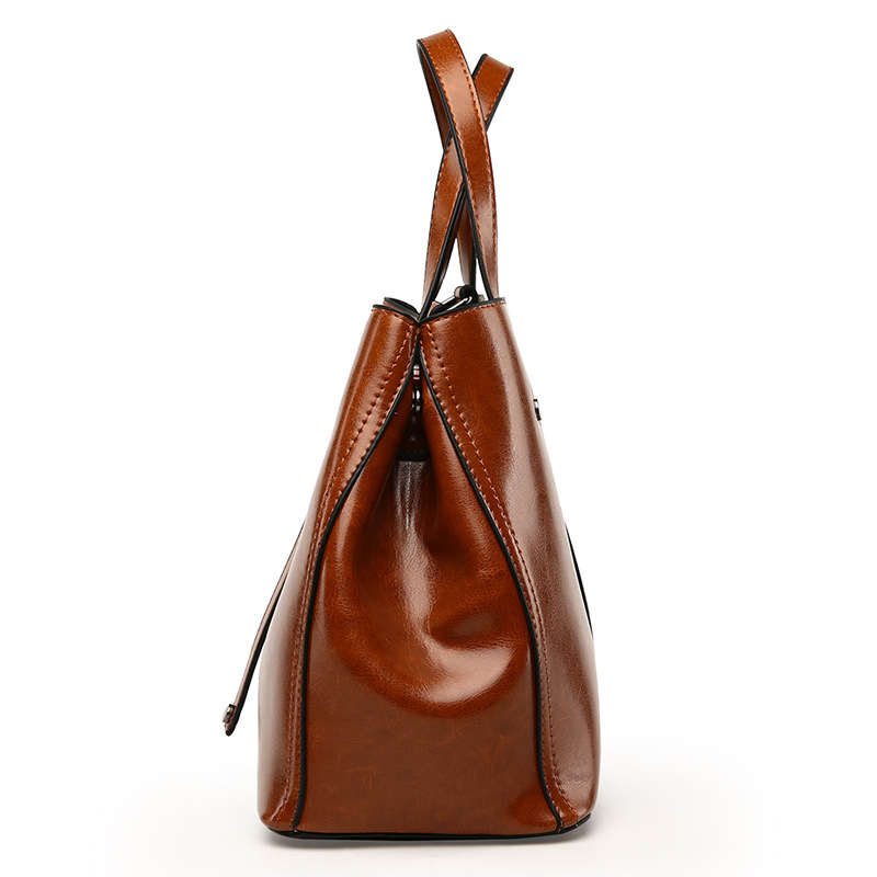 Handtasche für Damen ⎜ Elegante Tragetasche in Lederoptik mit großzügigem Stauraum und zeitlosem Design