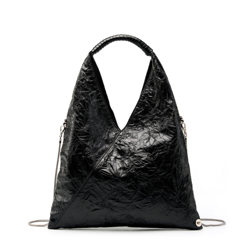 Schultertasche für Damen ⎜ Leichte Ledertasche mit viel Stauraum für Alltag und Freizeit