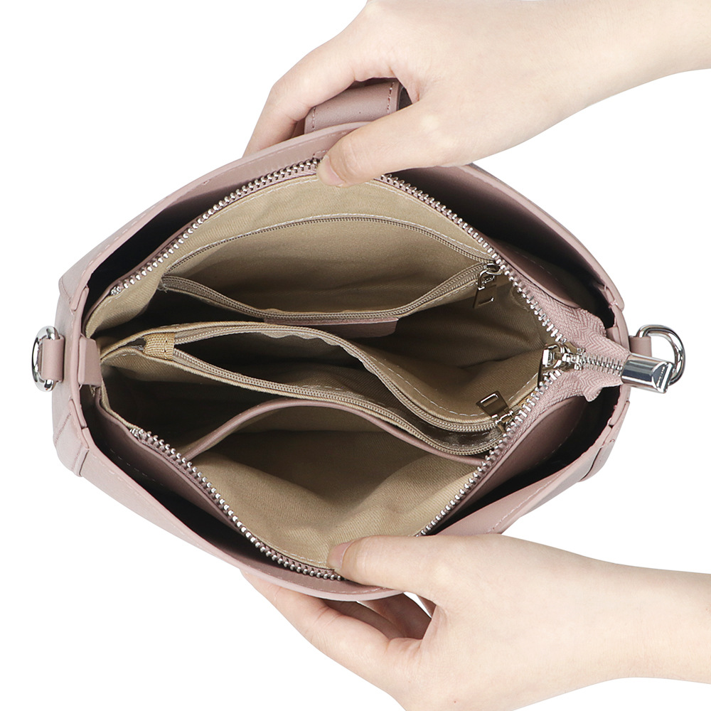 Schultertasche für Damen ⎜ Elegante Satteltasche im Vintage-Stil mit verstellbarem Riemen für Alltag und Freizeit