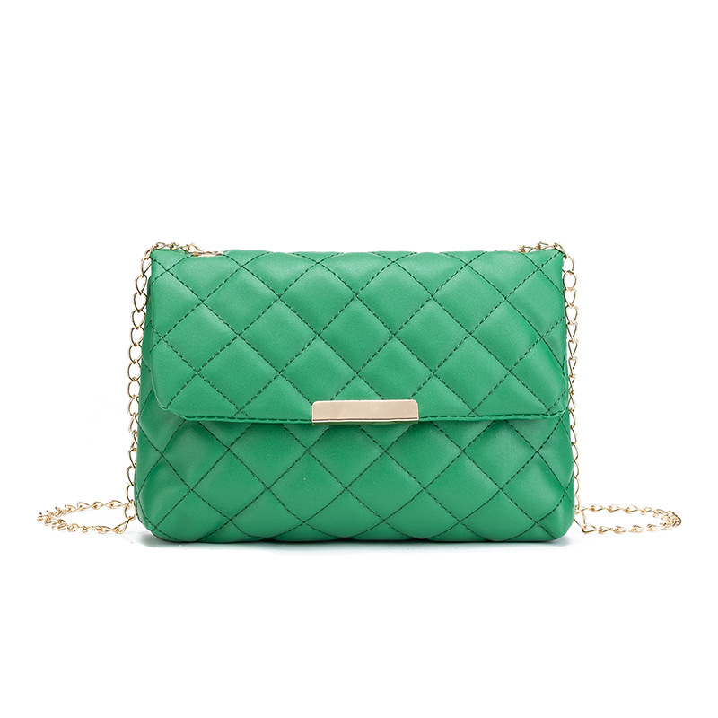 Umhängetasche für Damen ⎜ Leichte Stepp-Tasche mit Kettenriemen für Alltag und Ausgehen