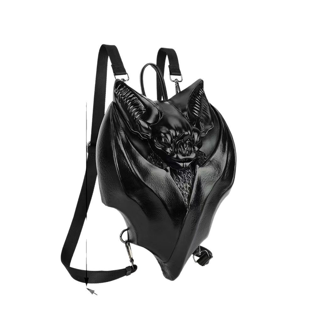 Gothic-Style Fledermaus-Brusttasche ⎜ Dunkles Design für Einen Einzigartigen, Auffälligen Look