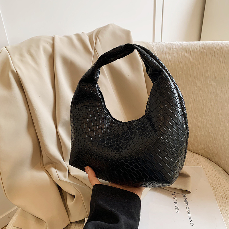 Modische Schultertasche für Damen ⎜ Stilvolle Handtasche im Modernen Schlangenleder-Look