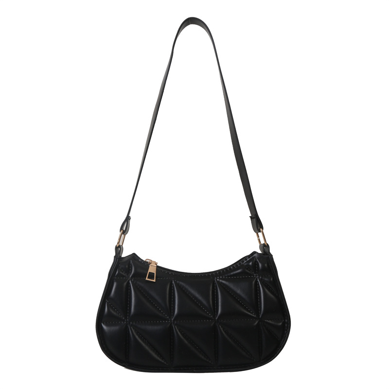 Damen Umhängetasche Mit Steppmuster ⎜ Retro Schultertasche Für Alltag Und Freizeit