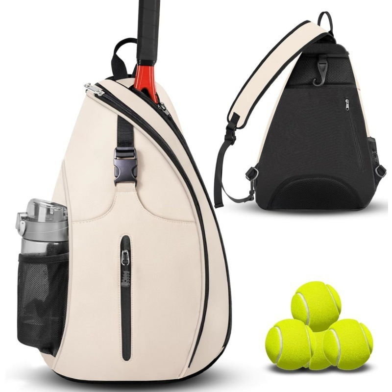 Sportlicher Badmintonrucksack für Damen ⎜ Leichte Outdoortasche mit Anti-Diebstahlfach und Flaschenhalter