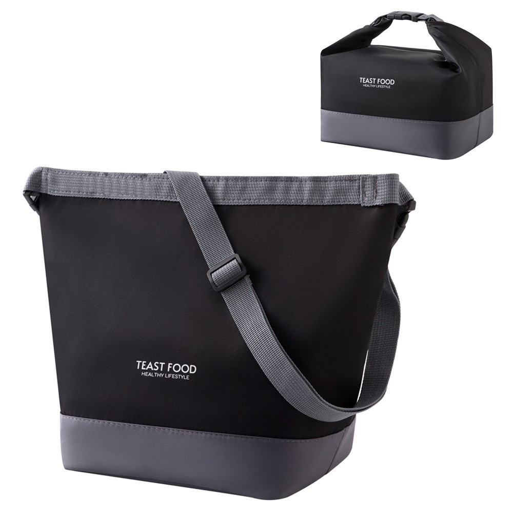 Lunchbag für unterwegs ⎜ Isolierte Umhängetasche für Mahlzeiten im Büro, Schule oder auf Reisen