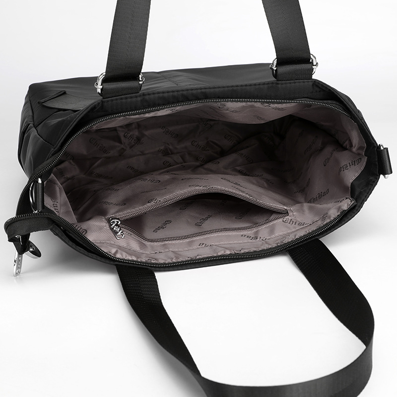 Oxford Stoff Schultertasche ⎜ Große Kapazität für Alltag und Freizeit