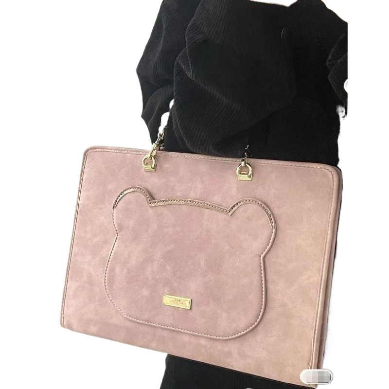Laptoptasche für Damen ⎜ Verspielte Hülle mit Griff für Alltag und Büro