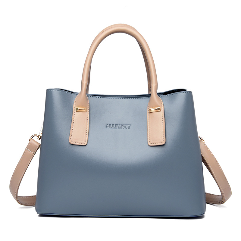 Handtasche für Damen ⎜ Weiche Schultertasche mit großem Stauraum und abnehmbarem Umhängeriemen