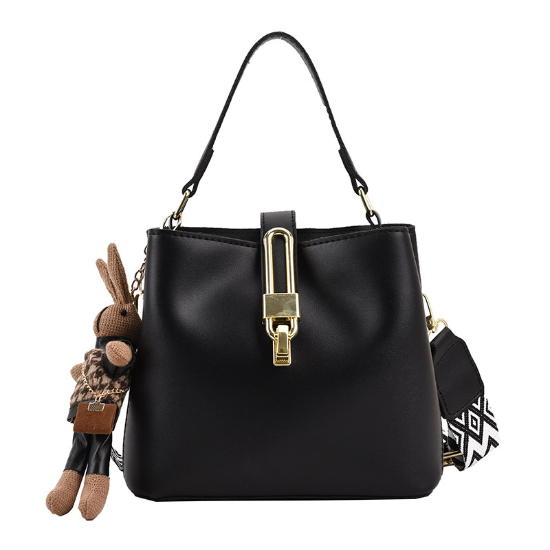 Modische Damen Handtasche ⎜ Handgefertigte Bucket Bag mit Praktischem Schulterriemen und Elegantem Verschluss