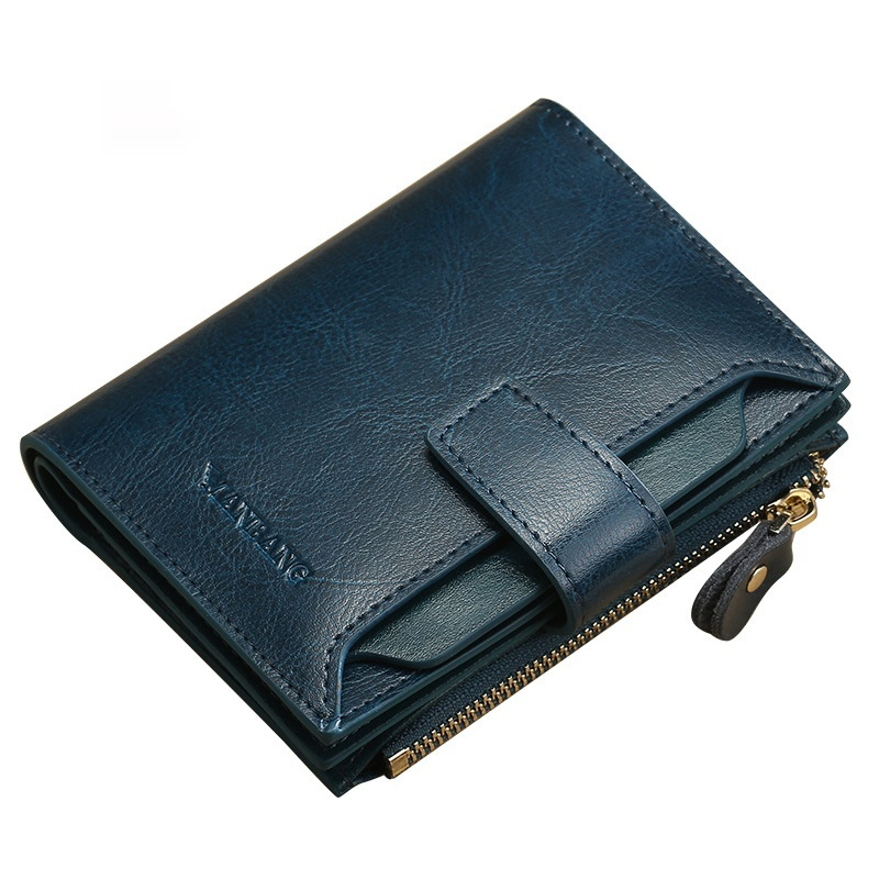 RFID Geldbörse für Damen ⎜ Multifunktionale Brieftasche mit Reißverschluss und Diebstahlschutz