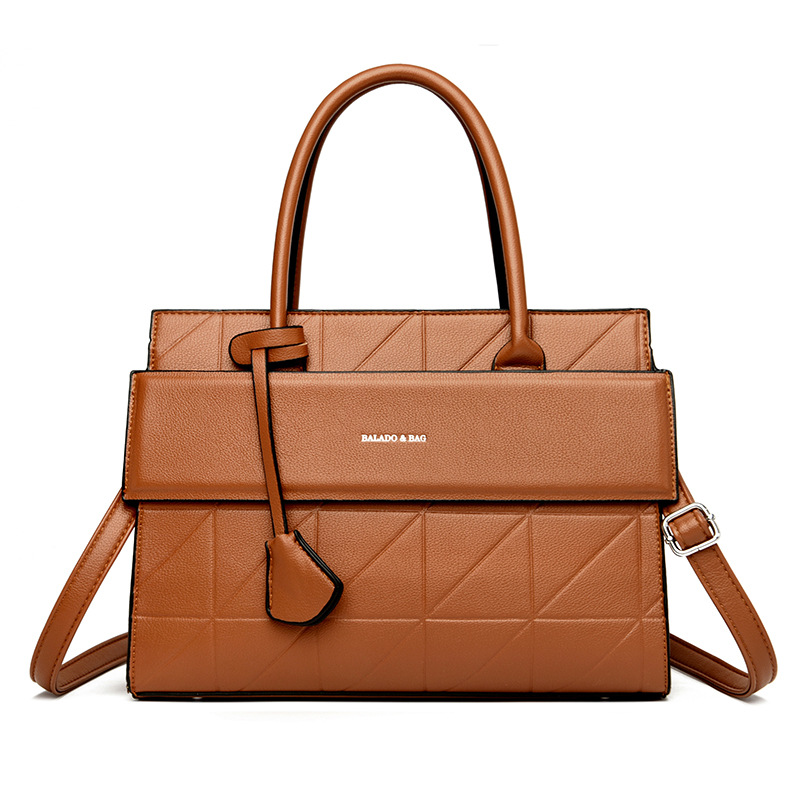 Handtasche für Damen ⎜ Elegante Tragetasche mit großem Stauraum und strukturierter Oberfläche für Alltag und Büro