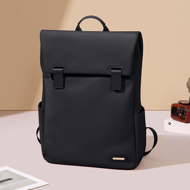 Damen Rucksack mit Klappdeckel ⎜ Großer Tagesrucksack für Freizeit, Pendeln und Reisen