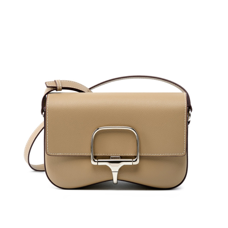 Kleine Damen Umhängetasche ⎜ Elegante Schultertasche mit Praktischem Verschluss und Zeitlosem Design