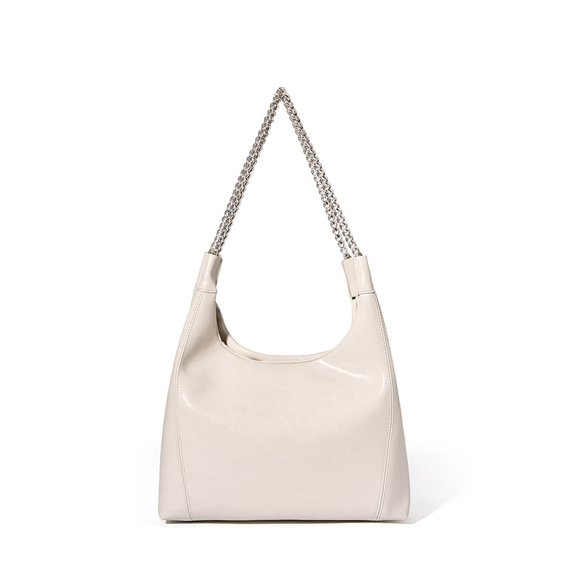 Shopper Tasche für Damen ⎜ Elegante Schultertasche mit Kettengriff und großem Stauraum für Alltag und Ausgehen