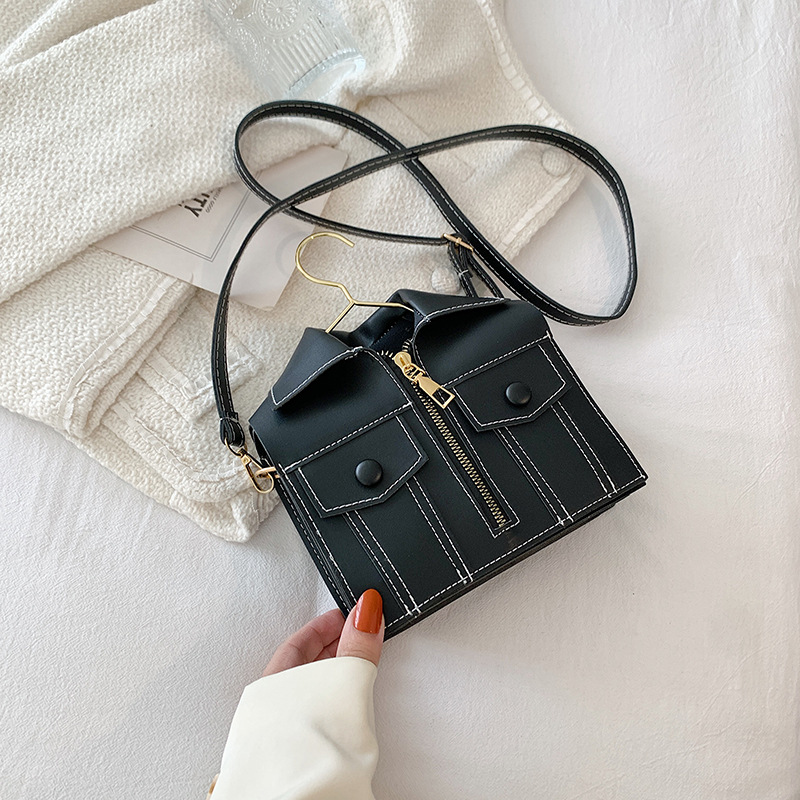 Damen Umhängetasche ⎜ Modische kleine Tasche mit Reißverschluss und verstellbarem Schultergurt