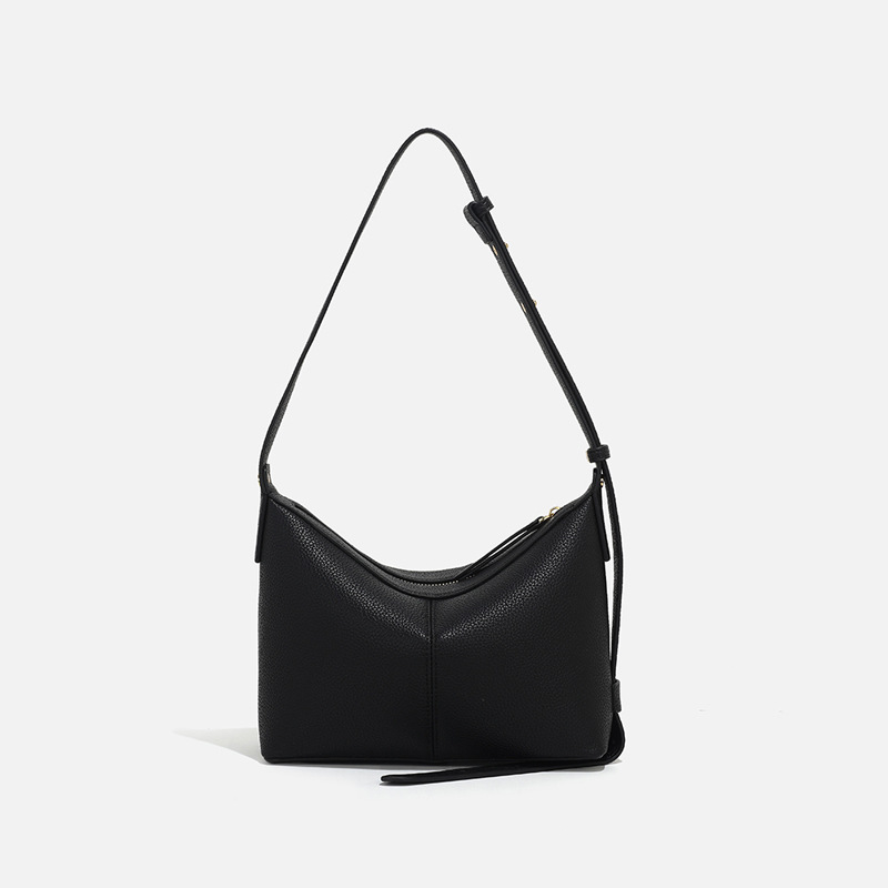 Schultertasche für Damen ⎜ Elegante Henkeltasche aus Kunstleder mit schlichtem Design für Alltag und Büro