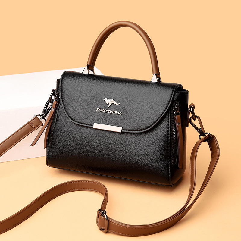 Handtasche für Damen ⎜ Elegante Umhängetasche mit Tragegriff und strukturierter Oberfläche für Alltag und Ausgehen