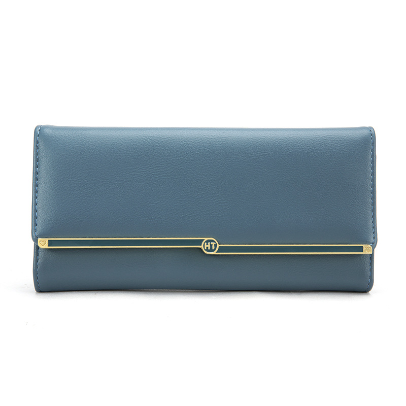 Damen Geldbörse Langformat ⎜ Elegante Brieftasche mit Kartenfächern und schlichtem Design für Alltag und Ausgehen