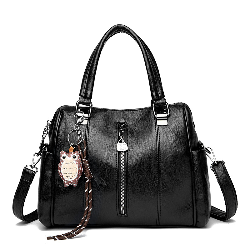 Handtasche für Damen ⎜ Geräumige Umhängetasche mit Reißverschluss und Schulterriemen für den Alltag