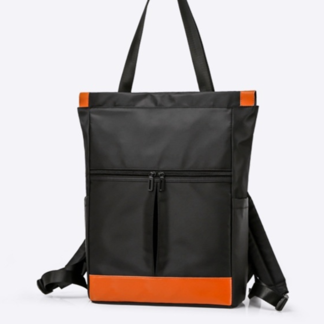 Damen Rucksack ⎜ Trendiger Freizeitrucksack mit Farbkontrast für Alltag und Reisen