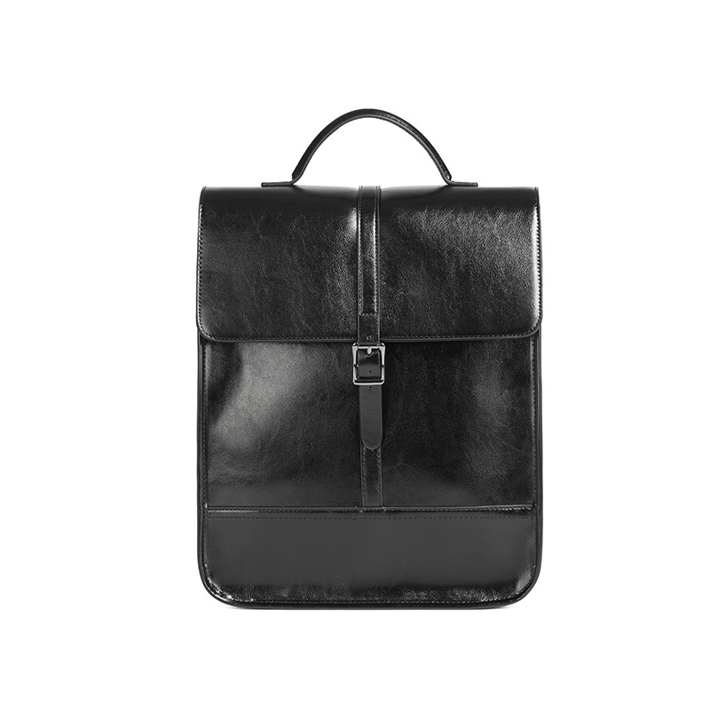 Reiserucksack Aus Leder Für Damen ⎜ Wasserabweisender Rucksack Im Britischen Stil Mit Verstellbaren Trägern