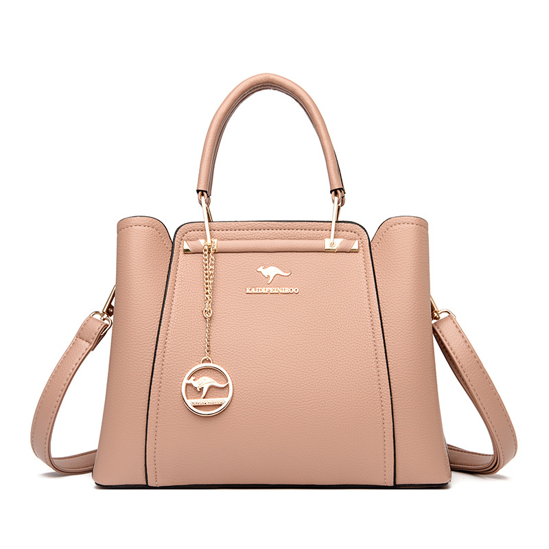 Handtasche für Damen ⎜ Schlichte Tragetasche mit großem Stauraum für Büro, Alltag und Freizeit