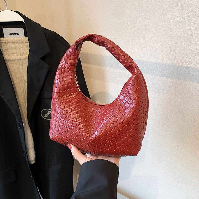 Modische Schultertasche für Damen ⎜ Stilvolle Handtasche im Modernen Schlangenleder-Look