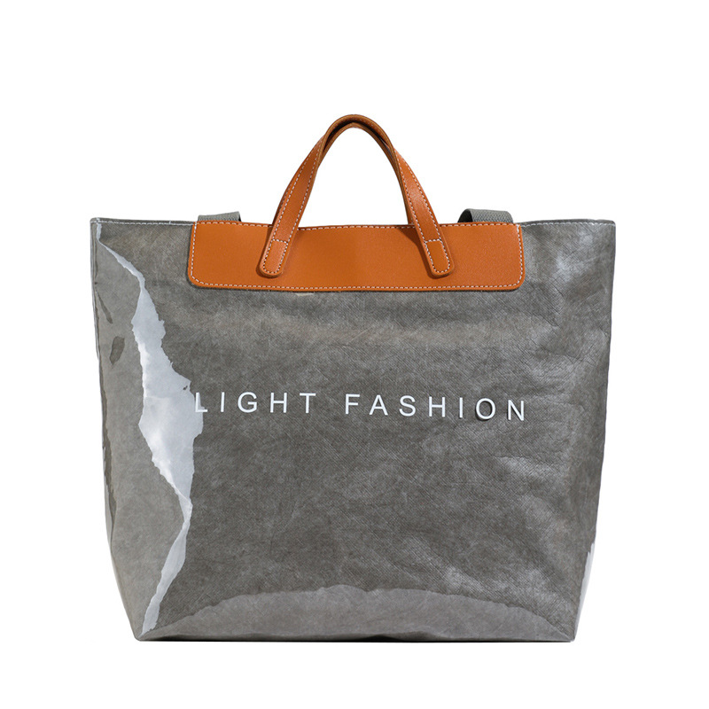Lack Shopper Tasche Für Damen ⎜ Robuste Tragetasche Mit Modischem Schriftzug Und Viel Platz