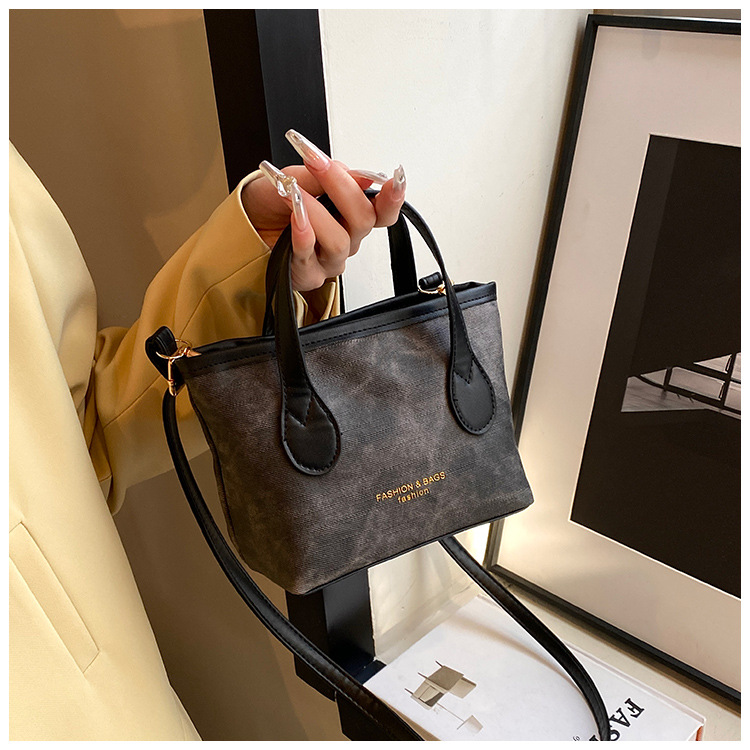 Damen Schultertasche Im Retro Stil ⎜ Geräumige Tragetasche Mit Praktischem Schulterriemen