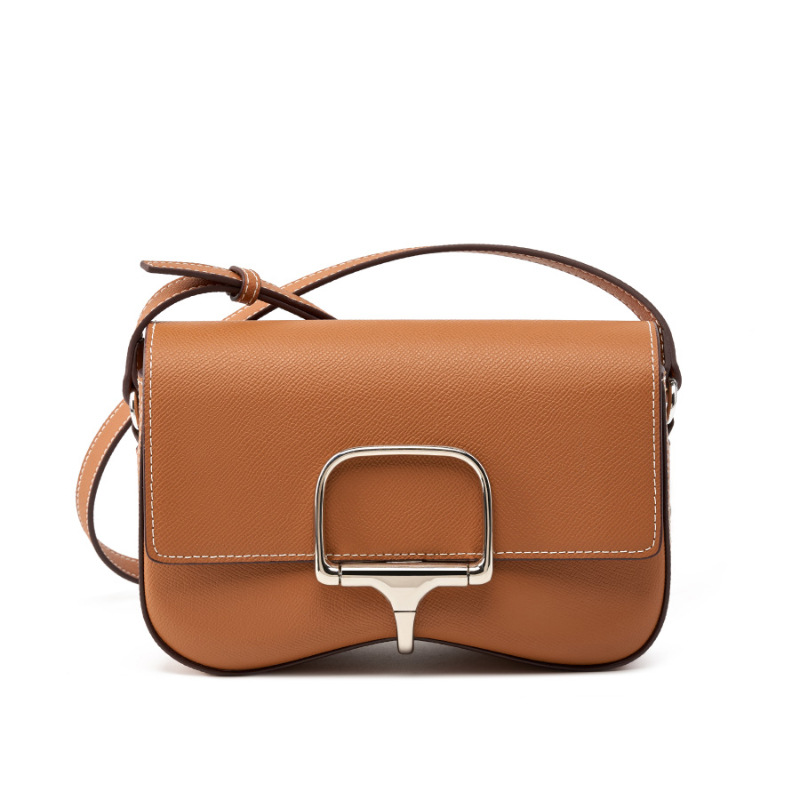 Kleine Damen Umhängetasche ⎜ Elegante Schultertasche mit Praktischem Verschluss und Zeitlosem Design