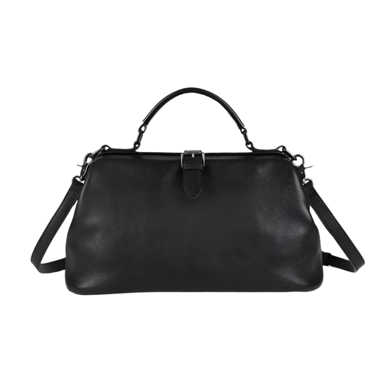 Handtasche für Damen ⎜ Vielseitige Retro-Tasche aus Kunstleder mit Tragegriff für Alltag und Büro