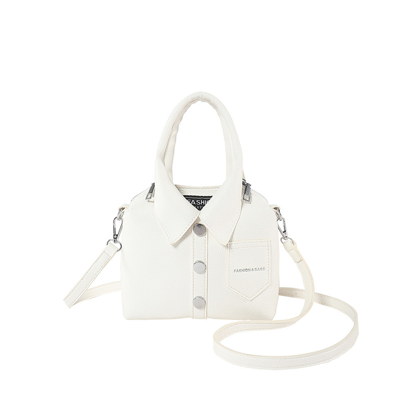 Schultertasche für Damen  Stylische und vielseitige Handtasche im modernen Hemd-Design