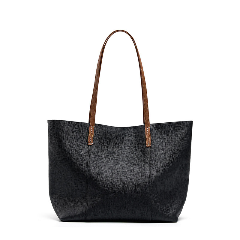 Shopper Tasche für Damen ⎜ Hochwertige Tragetasche aus Lederoptik mit langen Henkeln für Alltag und Büro