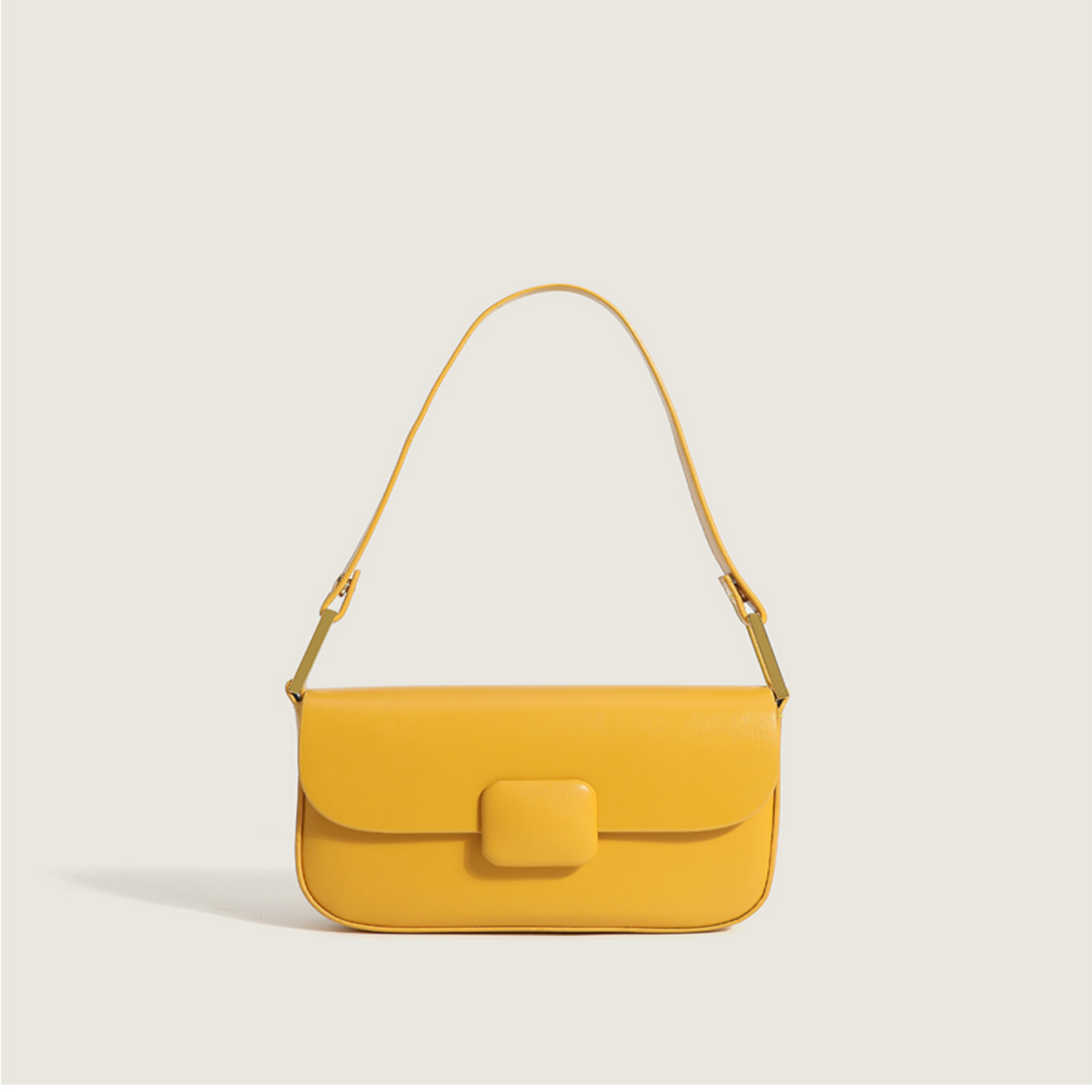 Kleine Umhängetasche für Damen ⎜ Schlichtes Design mit abnehmbarem Träger und edlem Verschluss