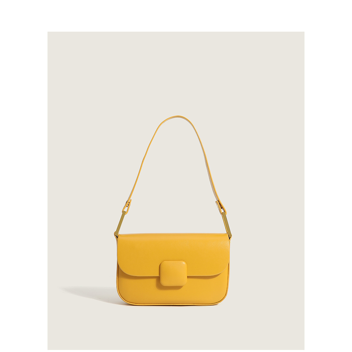 Kleine Umhängetasche für Damen ⎜ Modische Messenger Bag aus Leder mit abnehmbarem Trageriemen