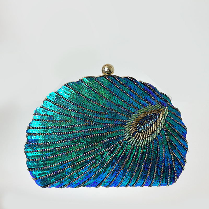 Funkelnde Clutch für Damen ⎜ Glitzernde Abendtasche mit Pailletten im eleganten Design