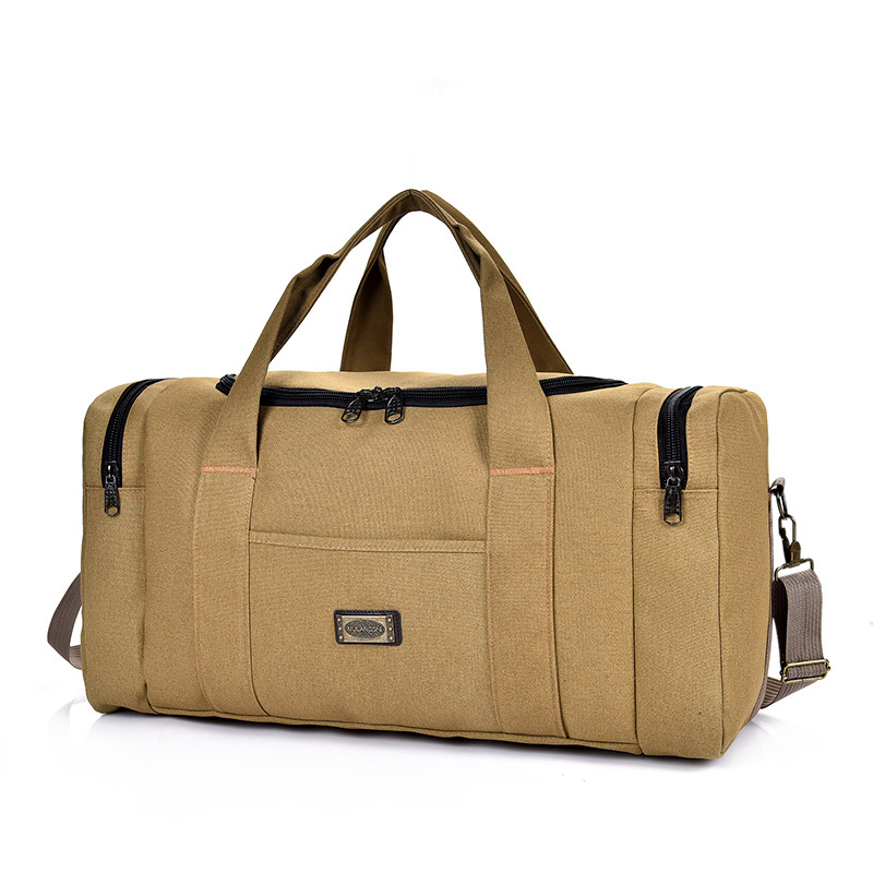 Große Canvas Reisetasche ⎜ Robuste Handgepäck-Tasche mit viel Stauraum und Minimalistischer Optik