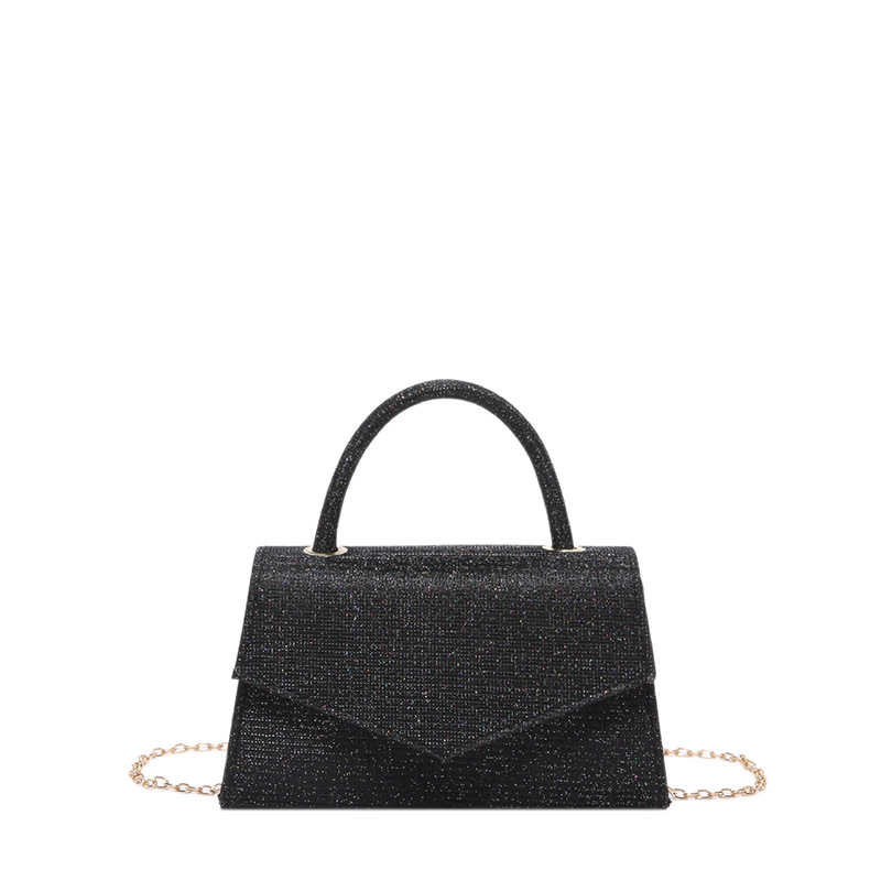 Glitzernde Handtasche für Damen ⎜ Elegante Clutch im modernen Design mit funkelnden Strasssteinen