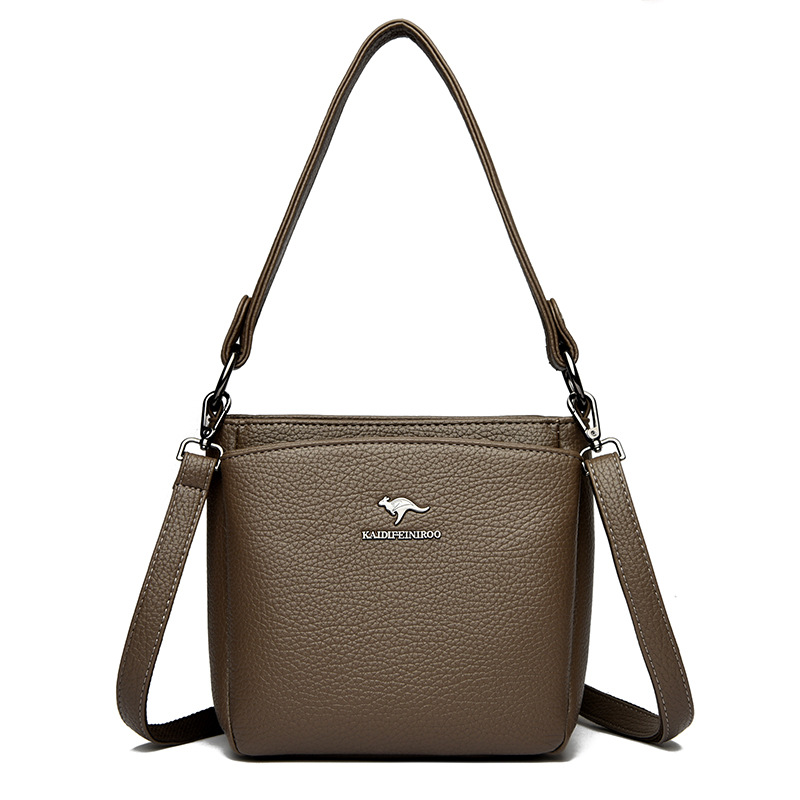 Umhängetasche für Damen ⎜ Modische Handtasche mit verstellbarem Riemen und schlichtem Design
