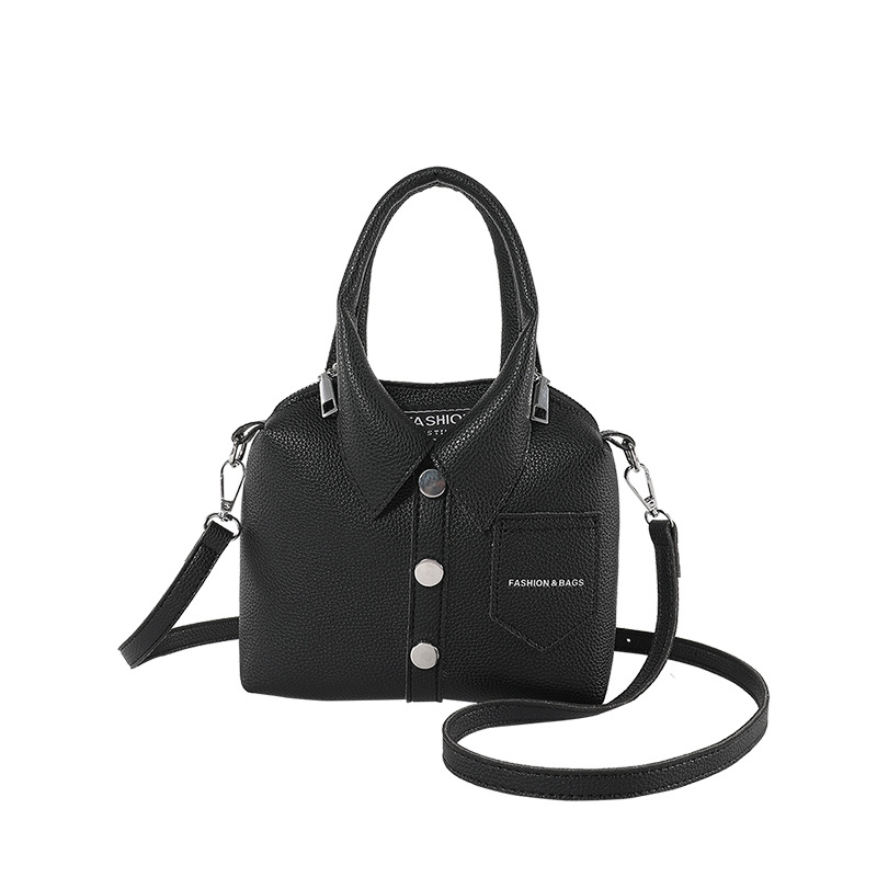 Schultertasche für Damen  Stylische und vielseitige Handtasche im modernen Hemd-Design