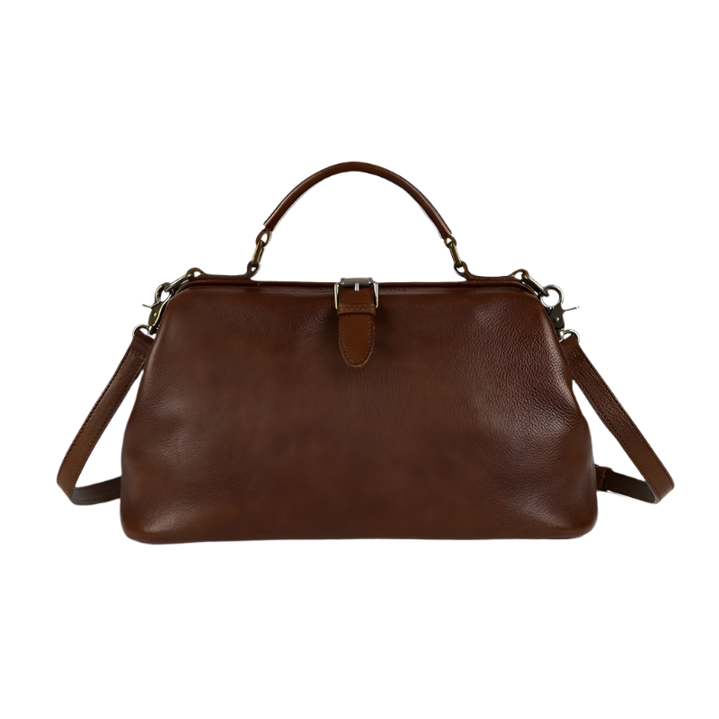 Handtasche für Damen ⎜ Vielseitige Retro-Tasche aus Kunstleder mit Tragegriff für Alltag und Büro