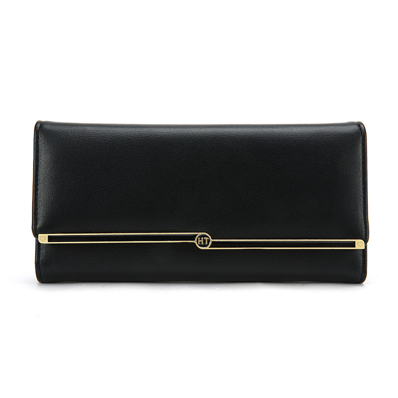 Damen Geldbörse Langformat ⎜ Elegante Brieftasche mit Kartenfächern und schlichtem Design für Alltag und Ausgehen