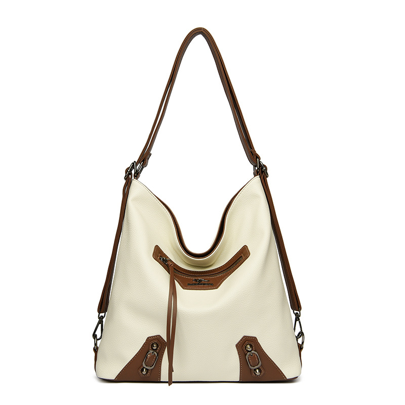 Umhängetasche für Damen ⎜ Große Schultertasche mit mehreren Fächern und viel Stauraum für Alltag und Reisen