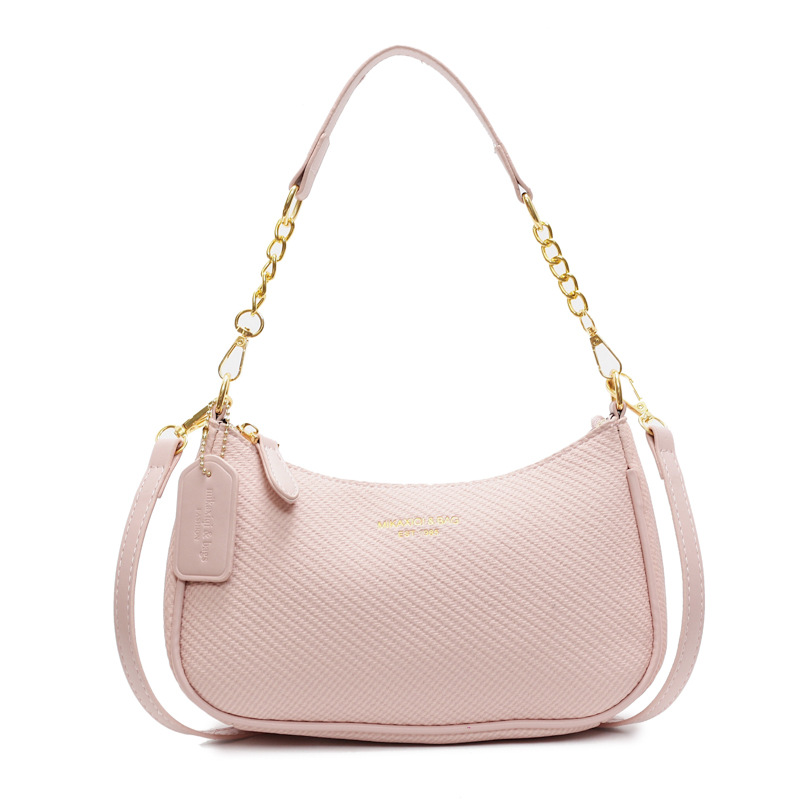 Schultertasche für Damen ⎜ Elegante Umhängetasche mit Kette für Alltag und Freizeit