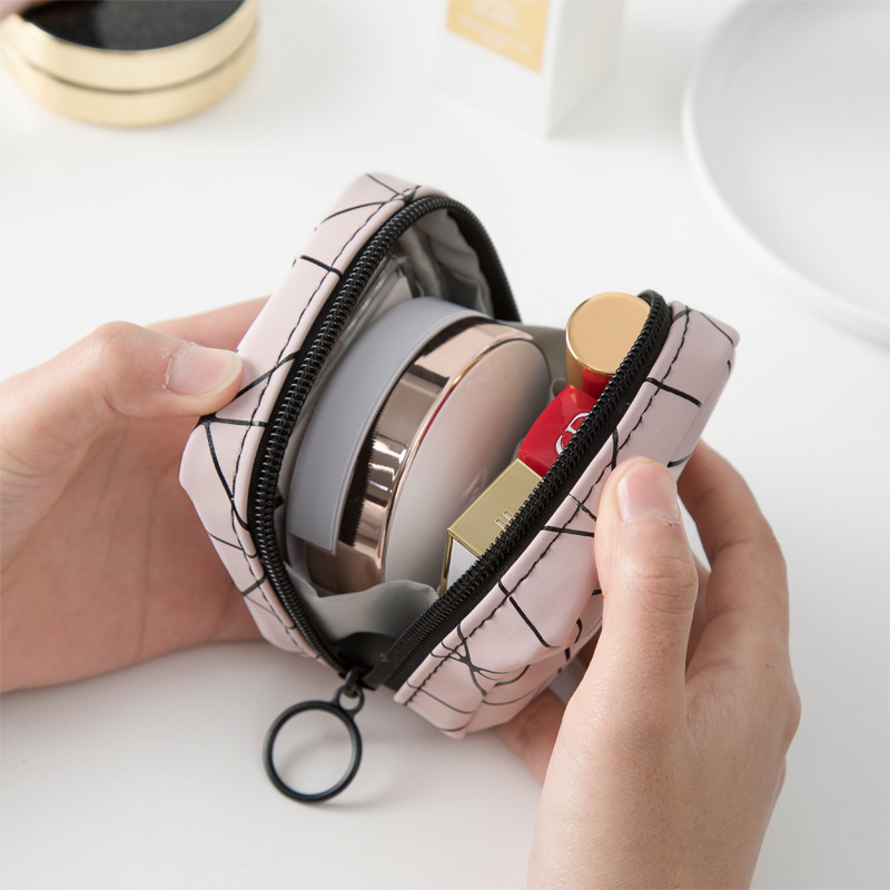 Mini Kosmetiktasche für Damen ⎜ Wasserabweisendes Etui für Lippenstift und Kleinteile