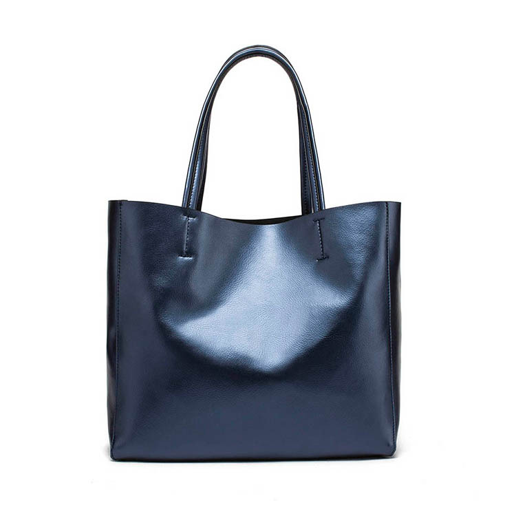 Damen Schultertasche aus Echtleder ⎜ Modische Tragetasche mit großem Stauraum für Alltag und Business